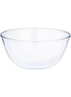 بوروسيل Borosil Glass Mixing & Serving Bowl, Oven & Microwave Safe Bowl, 3.5 L, Borosilicate Glass Clear  - Image 1