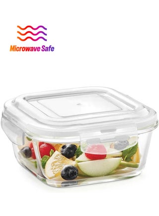Borosil Klip-N-Store Square Glass Storage Container With Air Tight Lid Food Storage Container Microwave Safe Container 320 Ml Transparent - pnsku/N70152333V/45/_/1744056705/0d21cb24-fd04-486c-9131-5671d88fe1b8