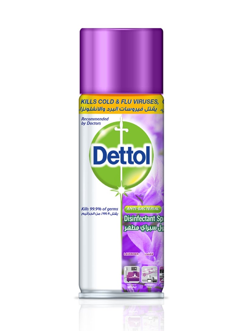 Dettol Antibacterial Lavender Disinfectant Spray, 450ml Lavender - pnsku/N70152357V/45/_/1741347464/41b0c408-037d-4cf9-aaa9-ac499c8f35bd