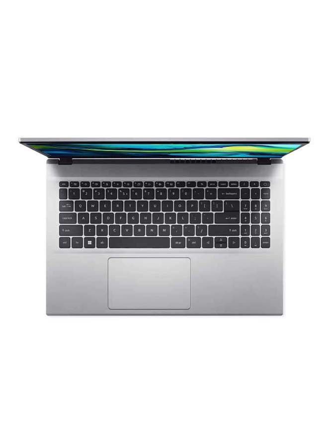 أيسر Aspire 3 Laptop With 15.6 Inch Full HD(1920X1080) Display, Intel Core i7-1255U Processor/8GB RAM DDR5/512GB SSD/Intel Iris Xe Graphics/DOS(Without Windows)/ English/Arabic Silver  - Image 4