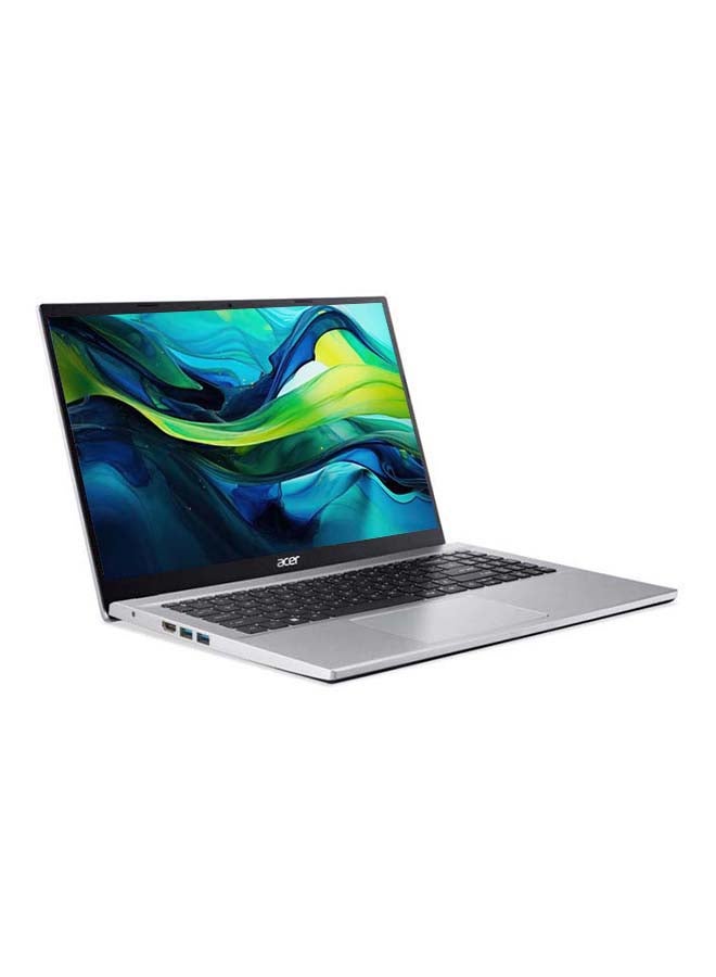 أيسر Aspire 3 Laptop With 15.6 Inch Full HD(1920X1080) Display, Intel Core i7-1255U Processor/8GB RAM DDR5/512GB SSD/Intel Iris Xe Graphics/DOS(Without Windows)/ English/Arabic Silver  - Image 3
