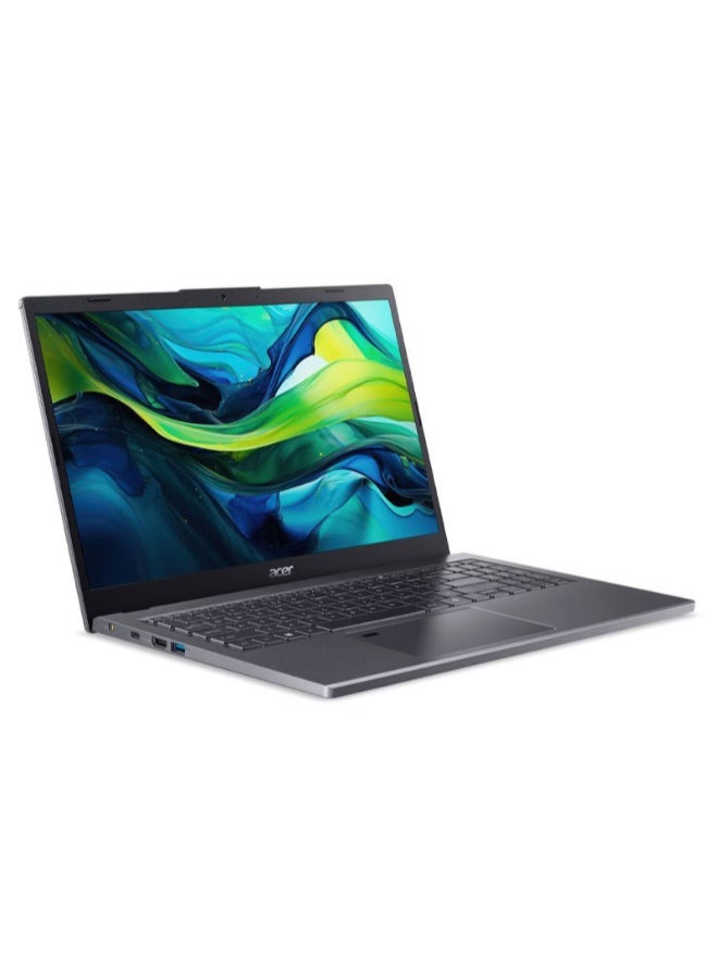 Acer Aspire Go 15 Laptop With 15.3 Inch WUXGA(1920x1200) Display IPS,Core i7-1355U Processor/16GB RAM DDR5/ 512GB SSD/Intel UHD Graphics/DOS(Without Windows) English/Arabic Steel Grey  - Image 2