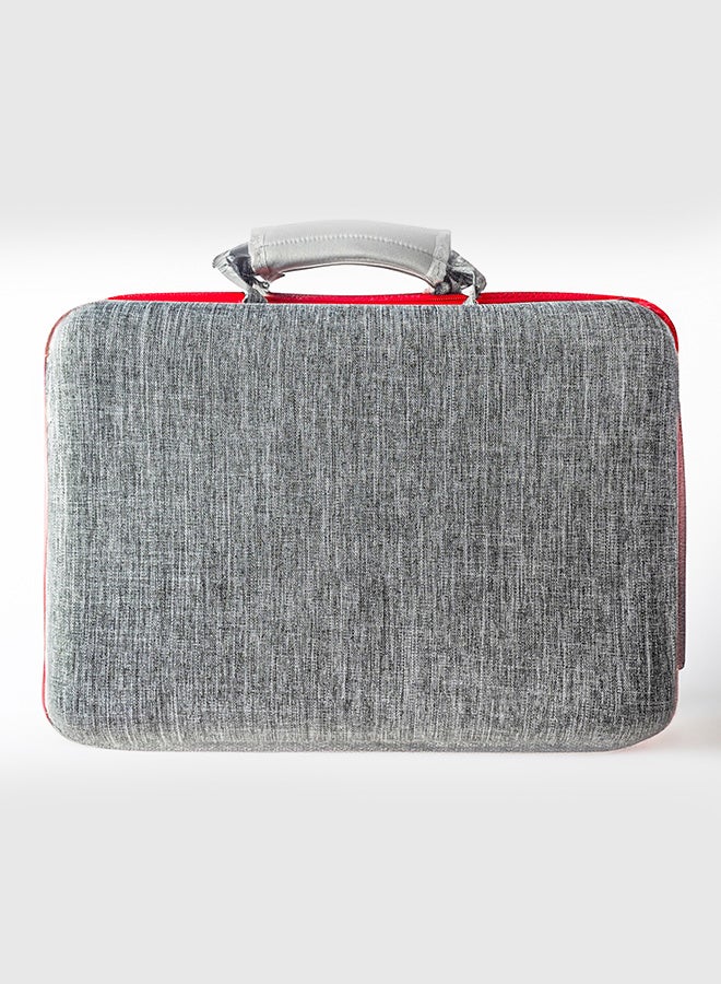 لوج الكترونيكس  Carrying Case Travel Storage Bag Compatible with PlayStation 5 Slim - Grey  - Image 4