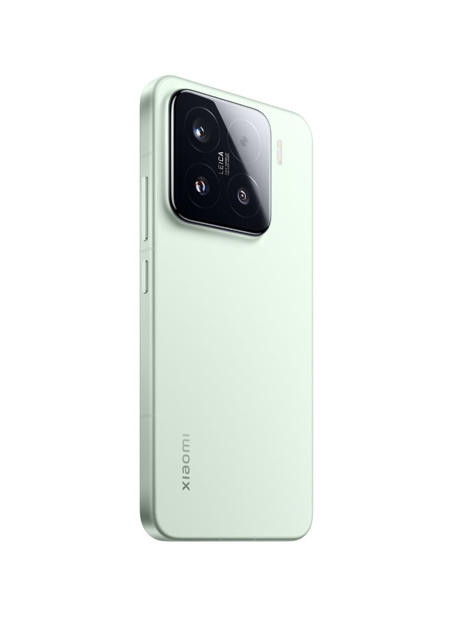 Xiaomi - 15 Dual SIM Green 12GB RAM 512GB 5G - Global Version with FREE Gifts ( Watch S3 + Virtual VIP Service Card) - Image 1