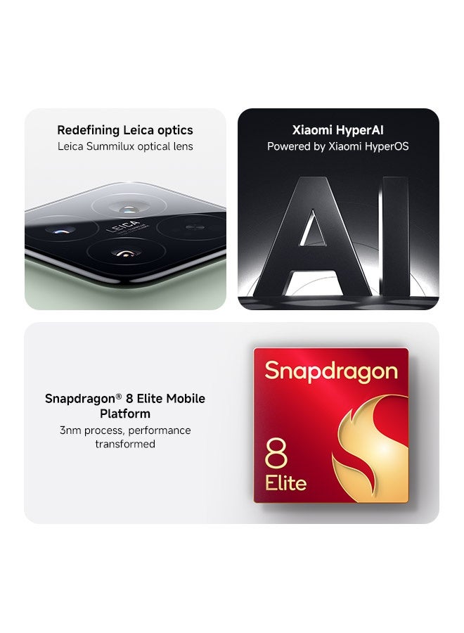 Xiaomi 15 Dual SIM Green 12GB RAM 512GB 5G - Global Version - Image 3