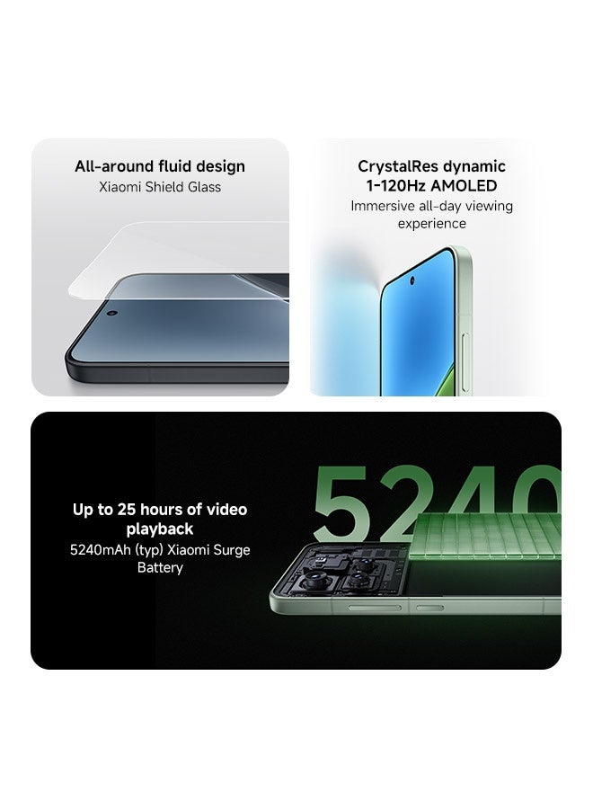 Xiaomi 15 Dual SIM Green 12GB RAM 512GB 5G - Global Version - Image 4