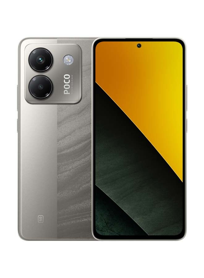 شاومي بوكو M7 برو ثنائي الشريحة بلون فضي وذاكرة رام سعة 8 جيجابايت وسعة 256 جيجابايت ويدعم تقنية 5G -أصدارعالمي - Image 1