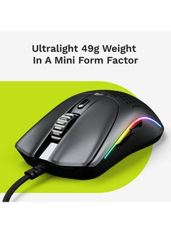 Glorious Model O 2 Mini Wired Gaming Mouse: Superlight 49g, 26K Optical Sensor, Motion Sync, 80M Clicks, 6 Programmable Buttons, Mouse for Small Hands, FPS, MMO, MOBA, Battle Royal Mouse, Black - pnsku/N70152436V/45/_/1739767691/1e8402d0-59d0-4369-96a6-9ca560136eb9