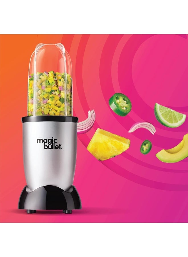 Magic Bullet 5-Piece Blender Accessories Set, 400W High-Speed Multi-Functional Blender for Smoothies, Shakes, Dips & Sauces, 530ml Capacity, Easy to Clean 1-Year Warranty 530 ml 400 W MB4-0712 Silver - Image 3