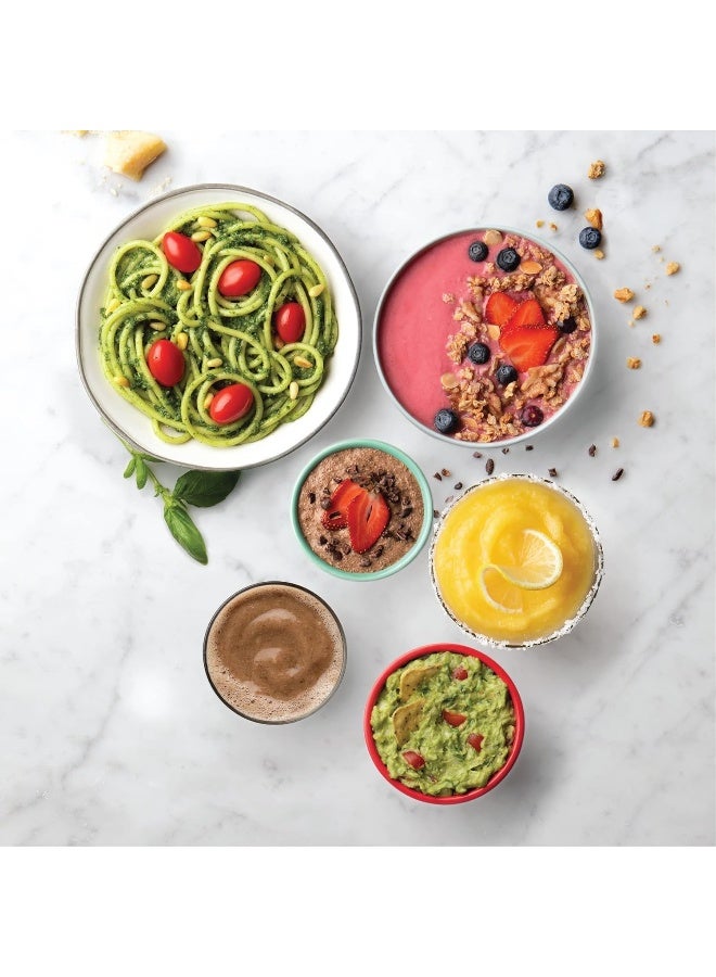 Magic Bullet 5-Piece Blender Accessories Set, 400W High-Speed Multi-Functional Blender for Smoothies, Shakes, Dips & Sauces, 530ml Capacity, Easy to Clean 1-Year Warranty 530 ml 400 W MB4-0712 Silver - Image 4
