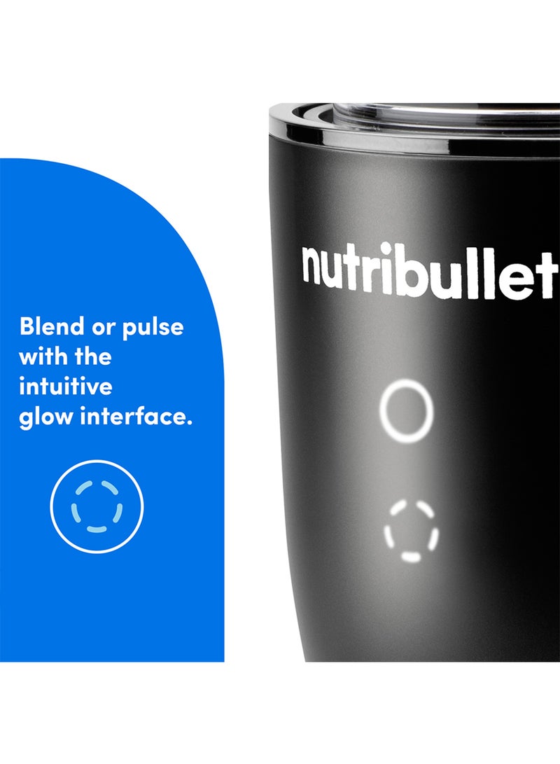 nutribullet Ultra 1000W High-Speed Blender, Multi-Functional, Quiet Motor, Tritan™ Renew Cups, Rapid Extractor Blades, BPA-Free, Shatter-Resistant, Glow Interface, NBU-500AK, 1-Year Warranty 700 ml 1000 W NB-500 Black  - Image 4
