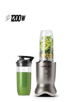 nutribullet Ultra 1200W High-Speed Blender, Multi-Functional, Quiet Motor, Tritan™ Renew Cups, Rapid Extractor Blades, BPA-Free, Shatter-Resistant, Glow Interface, NBU-500SS, SS , 1-Year Warranty 900 ml 1200 W NB-500 Stainless Steel  - Image 1