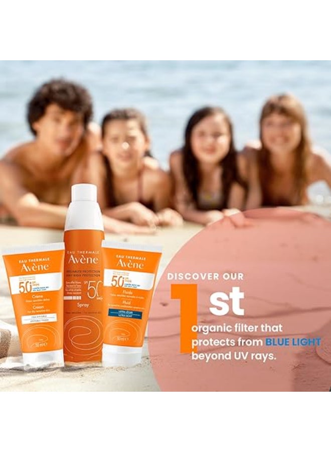 Avene - Very High Protection Spf 50+ Fragrance-Free Cream yellow 50ml - Image 1