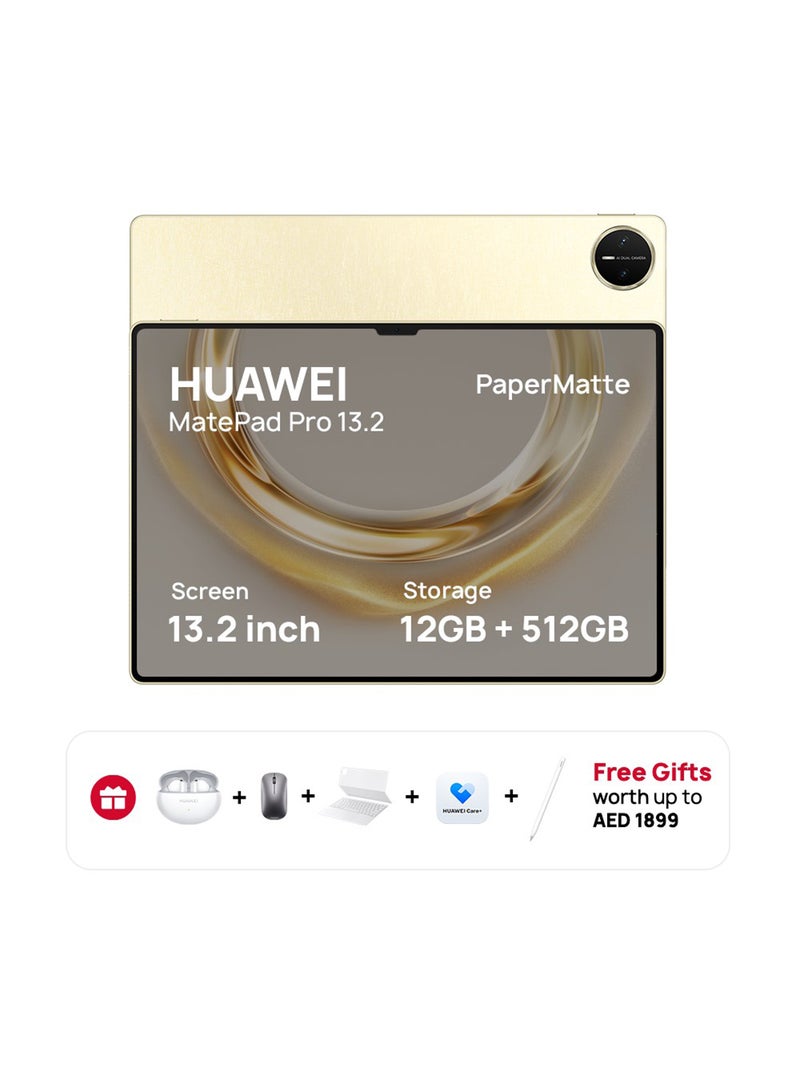 HUAWEI - MatePad Pro WiFi 13.2-Inch 12GB RAM 512GB Inbox Smart Keyboard, M-Pen, + FreeBuds 6i + Mouse + 3 months HUAWEI Care+ - Middle East Version - Image 1