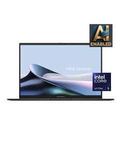 ASUS Zenbook 14 Q415MA-U5512 (Upgraded Version) Laptop With 14-Inch Display, Core Ultra 5 125H Processor/8GB RAM/512GB SSD/Intel Arc Graphics/Windows 11 Home English/Arabic black  - Image 1