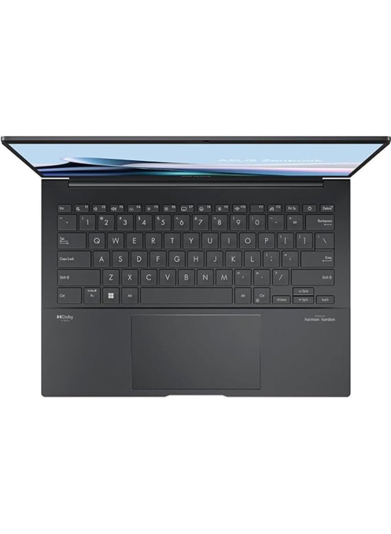 ASUS - Zenbook 14 Q415MA-U5512 (Upgraded Version) Laptop With 14-Inch Display, Core Ultra 5 125H Processor/8GB RAM/512GB SSD/Intel Arc Graphics/Windows 11 Home English/Arabic black - Image 1