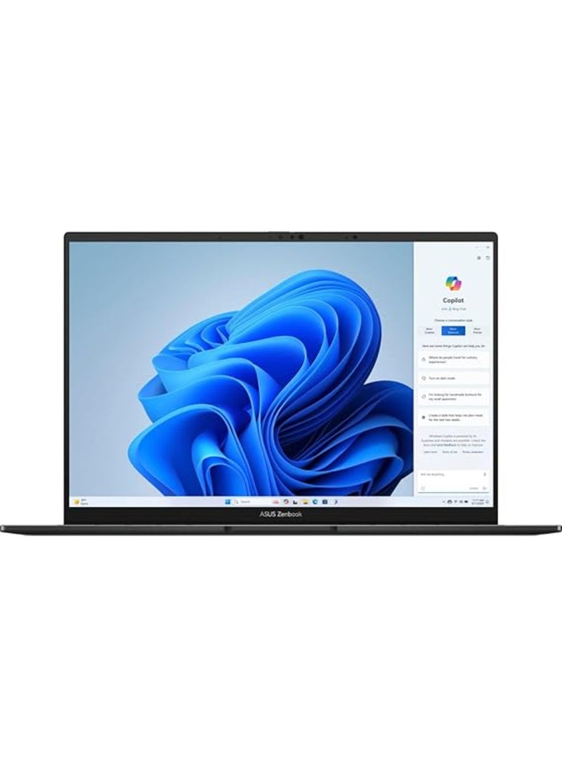 ASUS - Zenbook 14 Q415MA-U5512 (Upgraded Version) Laptop With 14-Inch Display, Core Ultra 5 125H Processor/8GB RAM/512GB SSD/Intel Arc Graphics/Windows 11 Home English/Arabic black - Image 1