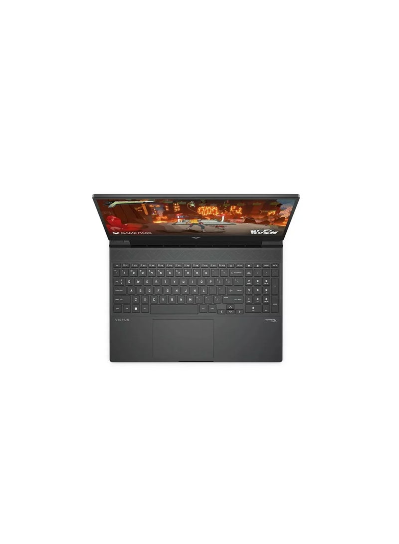 HP Victus 15-FB2082WM Gaming (Upgraded Version) Laptop With 15.6-Inch Display, AMD Ryzen 5-8645HS Processor/8GB RAM/512GB SSD/6GB NVIDIA RTX 4050 Graphics Card/Windows 11 Home English/Arabic Mica Silver  - Image 4