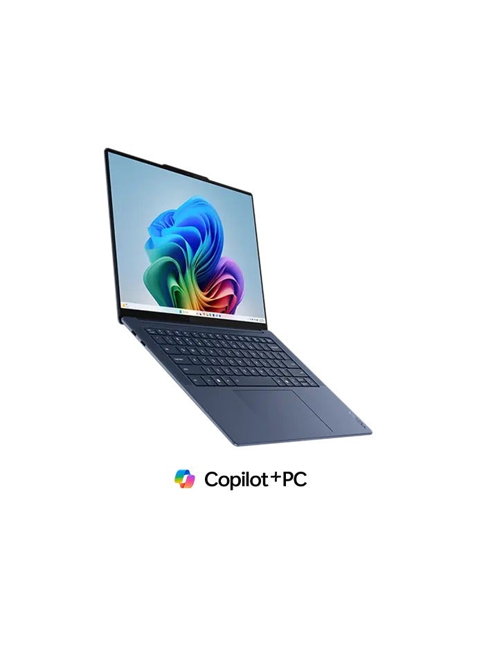 Lenovo Yoga Slim 7 14Q8X9 Laptop With 14.5-Inch Touch Display, Snapdragon X Elite Processor/16GB RAM/512GB SSD/Qualcomm® Adreno Graphics/Windows 11 Home English Cosmic Blue  - Image 3