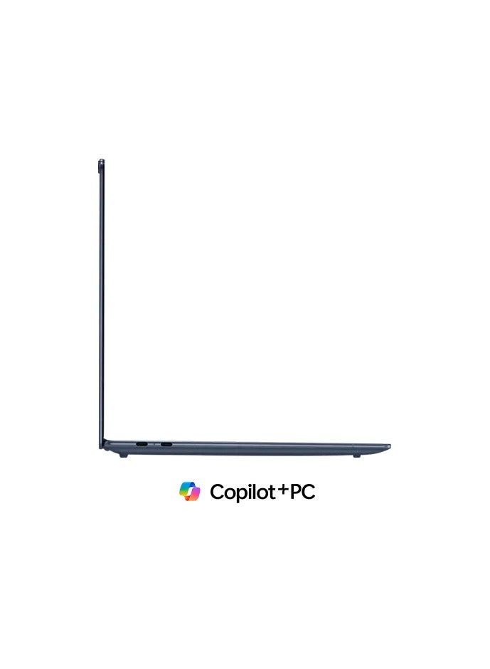 Yoga Slim 7 14Q8X9 Laptop With 14.5-Inch Touch Display, Snapdragon X Elite Processor/16GB RAM/512GB SSD/Qualcomm® Adreno Graphics/Windows 11 Home English Cosmic Blue
