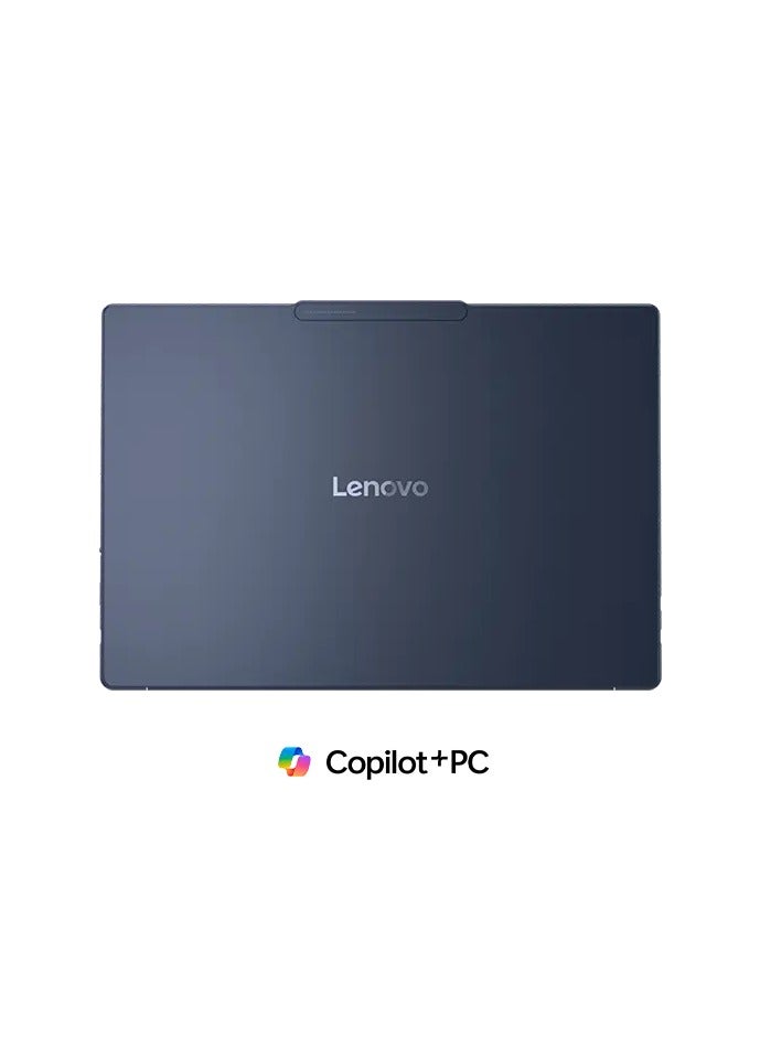 Yoga Slim 7 14Q8X9 Laptop With 14.5-Inch Touch Display, Snapdragon X Elite Processor/16GB RAM/512GB SSD/Qualcomm® Adreno Graphics/Windows 11 Home English Cosmic Blue