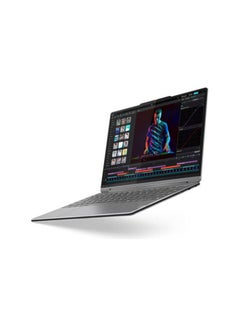 لينوفو Yoga 9 2-in-1 14IMH9 Laptop With 14-Inch 4K WQUXGA OLED Touch Display, Intel Core Ultra 7 155H Processor/32GB RAM/1TB SSD/Intel Arc Graphics/Windows 11 English Luna Grey  - Image 3