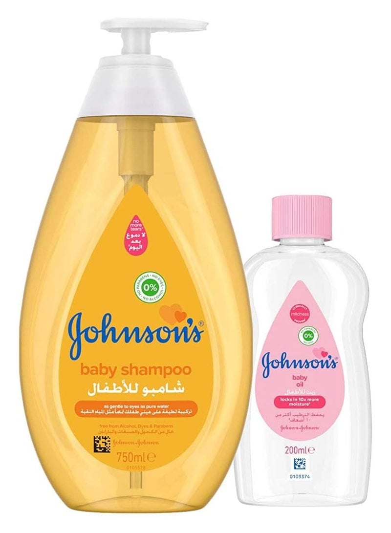 جونسون شامبو أطفال 2 قطعة 750 مل + 200 مل - Image 2