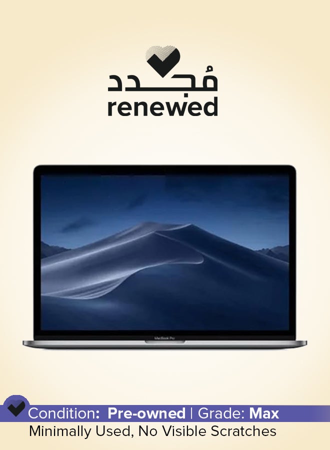 Apple Renewed - MacBook Pro ‎A1990 (2018) Laptop With 15-Inch  Display, Core i7 Processor/Hexa Core/16GB RAM/512GB SSD/macOS English Grey  - Image 1