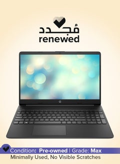 HP Renewed - Laptop 15S-FQ5021NE With 15.6-Inch HD Display,Intel Core i5 1235U/10-Core/12th Gen/8GB RAM/512GB SSD/Integrated Graphics/Windows 10 English Black  - Image 1