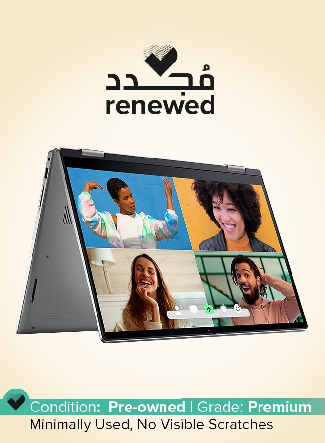 DELL Renewed - Inspiron 14 Convertible Laptop With 14-Inch FHD+Touch Display,Intel Core I5-1235U/Octa Core/12th Gen/8GB RAM/256GB SSD/Windows 11 Home English Silver - Image 1