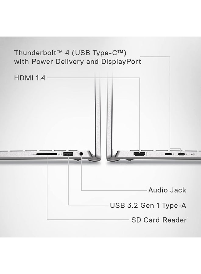 DELL Renewed - Inspiron 14 Convertible Laptop With 14-Inch FHD+Touch Display,Intel Core I5-1235U/Octa Core/12th Gen/8GB RAM/256GB SSD/Windows 11 Home English Silver - Image 5