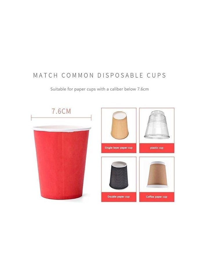 إي سي في في ECVV Cup Dispenser Fits 5oz - 7oz Cone or Flat Bottom Cups,Pull Type Paper Water Disposable Automatic Remove Cup Holder Random Color Random Color  - Image 5