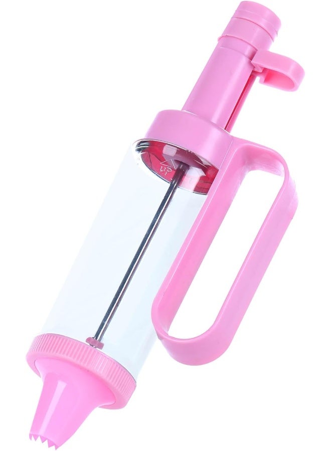 إي سي في في Cookie Press Gun Kit for DIY Biscuit Maker and Decoration with 6 Funnel Icing Tips, Cookie Maker Machine for Party Assorted  - Image 2