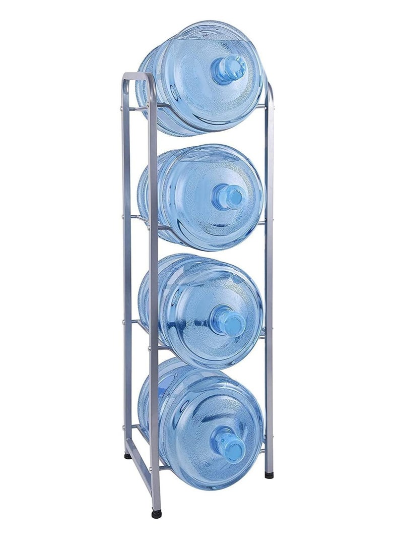 إي سي في في ECVV Water Cooler Jug Rack, 4-Tier Water Bottle Storage Rack Detachable Heavy Duty Water Bottle Cabby Rack mix color  - Image 1