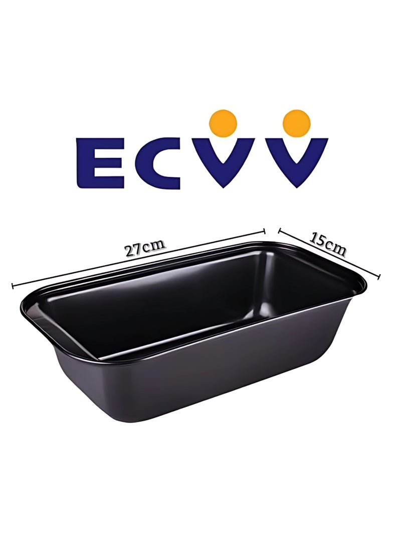 ECVV (1 Piece) No-Stick Carbon Steel Toast Pan-Bread Mold Bakeware Rectangular Cake Bread Loaf Pan Baking Mold Kitchen Cupcake Tools - Image 2