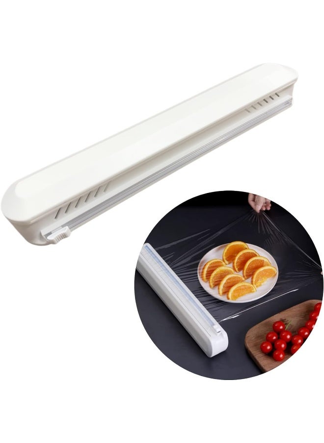 إي سي في في Plastic Wrap Dispenser With Cutter White  - Image 3