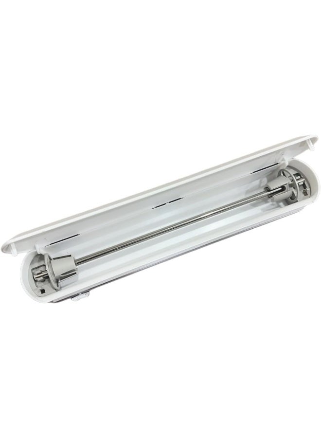 إي سي في في Plastic Wrap Dispenser With Cutter White  - Image 4