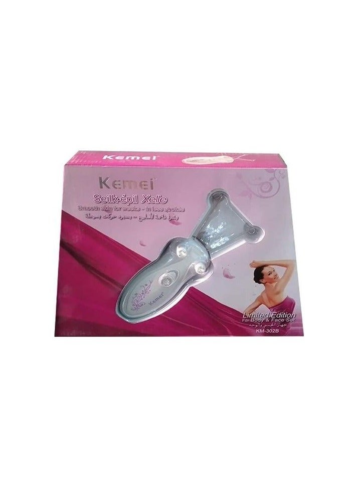 Kemei KM-302B Electric Threading Facial Body Hair Remover - Image 2