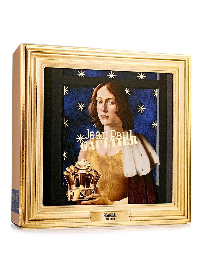 Jean Paul GAULTIER - Scandal Absolu  Parfum 100 ml + Body Lotion 75 ml + Mini 10 100+75+10ml - Image 1