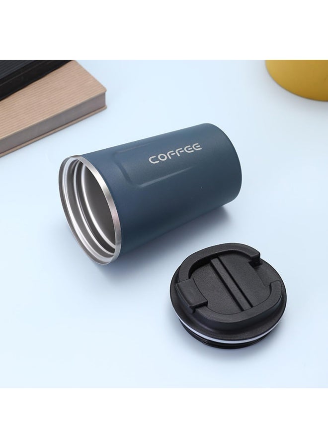 ECVV Travel Coffee Mug 17oz Insulated Tumbler with Lid Spill Proof, Leakproof Stainless Steel Vacuum Cups for Iced/Hot Coffee Gift for Mothers & Fathers Blue  - Image 4