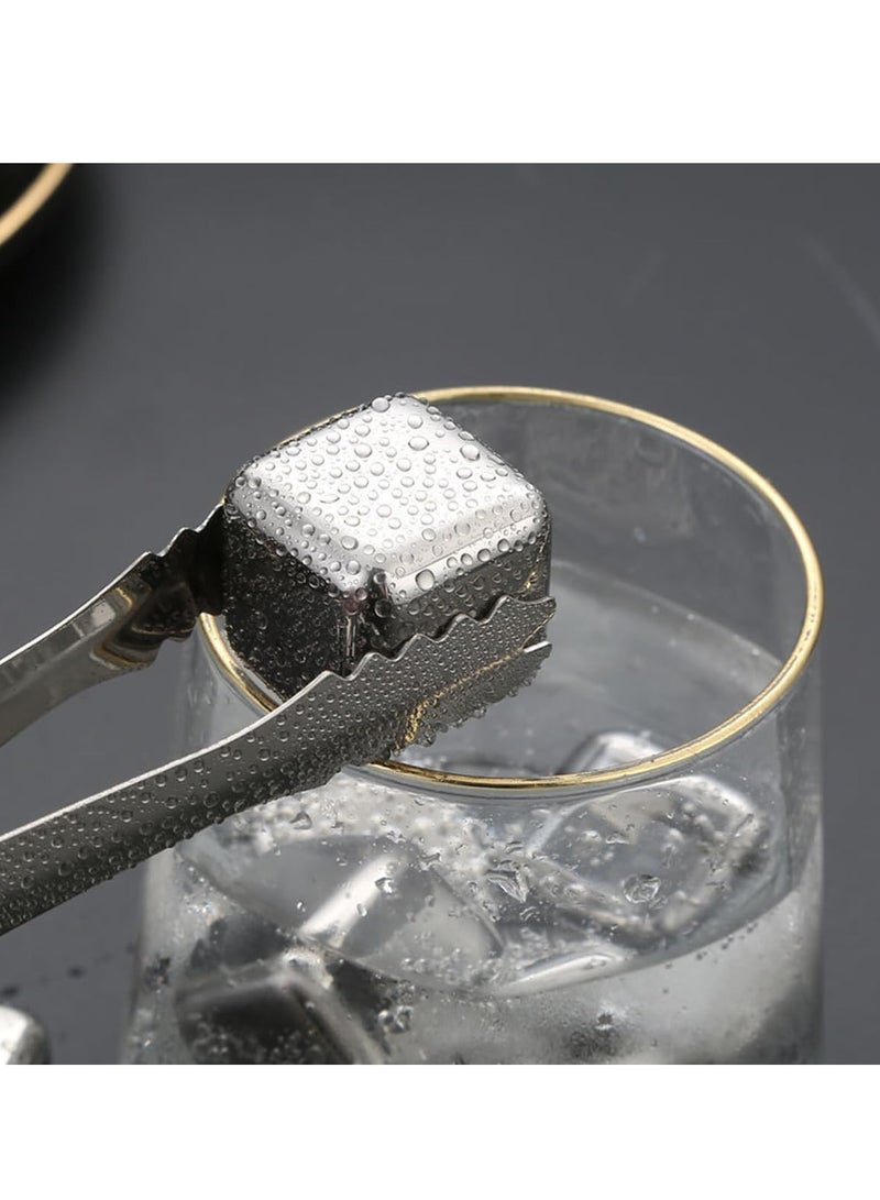 إي سي في في صينية مكعبات الثلج مع ملقط وغطاء، 8 مكعبات على شكل خلية نحل، صينية ثلج مرنة وسهلة الإخراج للفريزر، للمشروبات الباردة، الكوكتيلات والصودا - Image 4