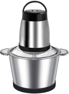 ECVV Food Chopper Meat Mincer 3L 1200W Electric Meat Grinder Blender Mincer Mixer Meat Chopper Stainless Steel Electric Chopper Automatic Food Processor Machine  - Image 2