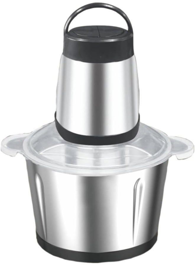 إي سي في في Food Chopper Meat Mincer 3L 1200W Electric Meat Grinder Blender Mincer Mixer Meat Chopper Stainless Steel Electric Chopper Automatic Food Processor Machine  - Image 1