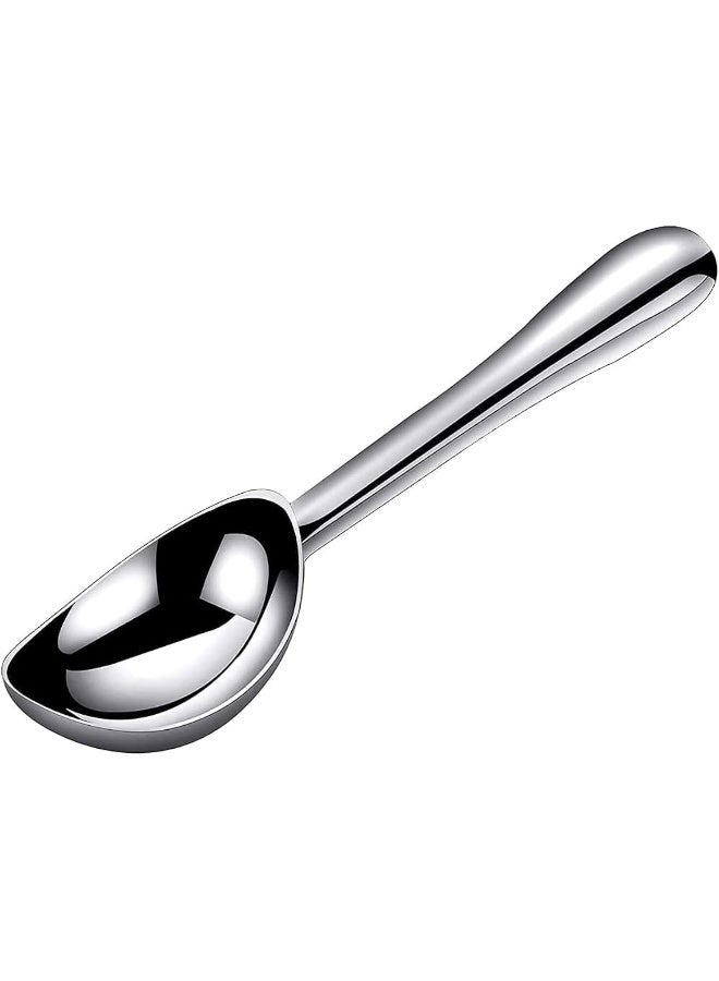 إي سي في في Ice Cream Scoop, Alloy Ice Cream Scooper, Ergonomic, Non-Stick, Anti-Freeze Kitchen Food Scoop Dishwasher Safe Ice Cream Spade for Ice Cream, Fruit, Mashed Potato Silver - Image 1