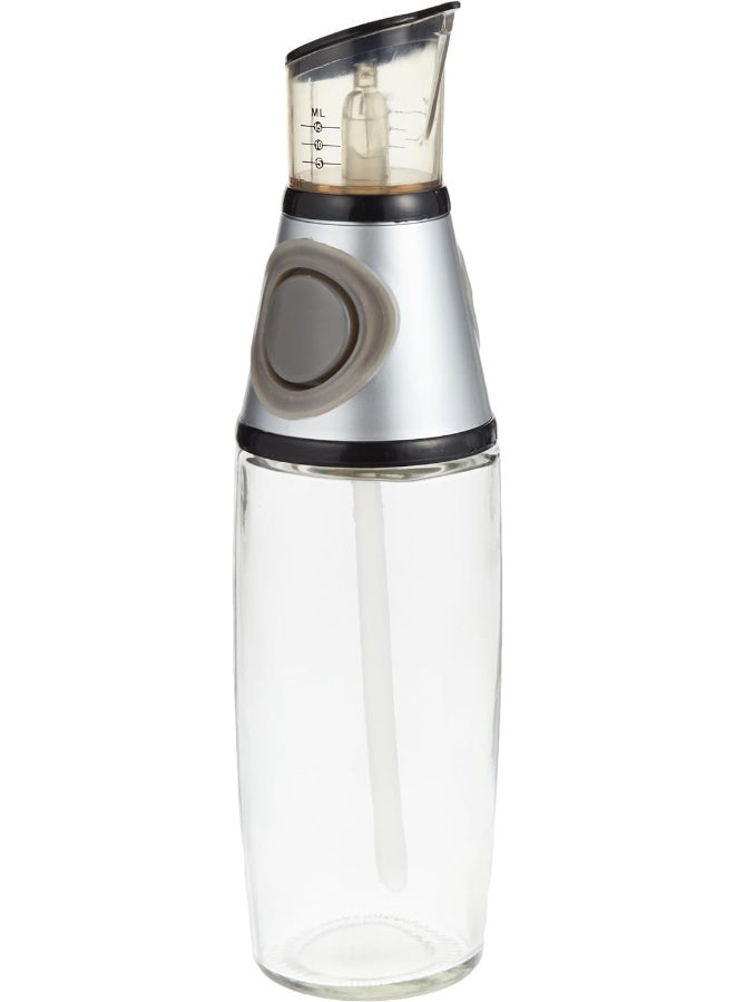 ECVV Press And Measure Oil And Vinegar Dispenser - Transparent - Image 1