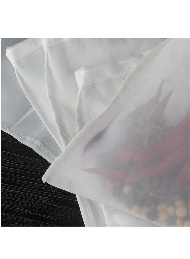 إي سي في في 3PCS Reusable Coffee Filter Bags Fine Mesh Nylon Straining Bag Food Strainer Bag for Nut Milk Green Juice Cold Brew Home Brewing 74 Micron 30x20 cm  - Image 5