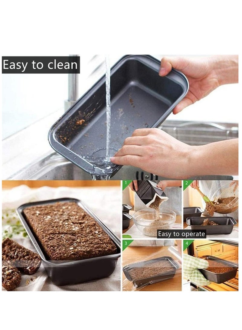 إي سي في في ECVV No-Stick Carbon Steel Toast Pan-Bread Mold Bakeware Rectangular Cake Bread Loaf Pan Baking Mold Kitchen Cupcake Tools  - Image 2