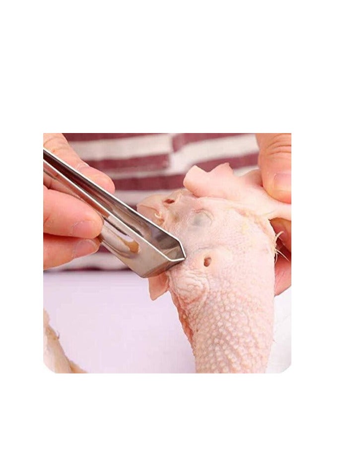 إي سي في في مجموعة 3 قطع من مقشرات الفواكه من الفولاذ المقاوم للصدأ وسكين تقشير البطيخ ومبشرة متعددة الوظائف - Image 5