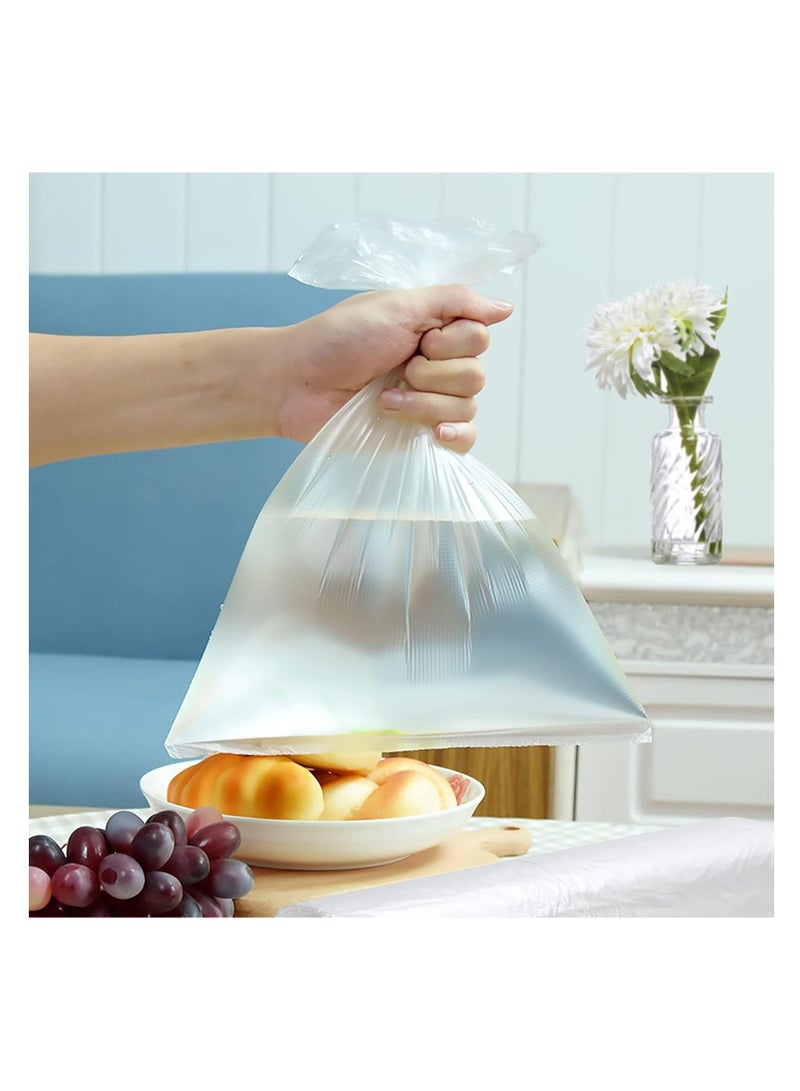 ECVV ECVV 120 Pieces Clear Plastic bags on Roll for Fruit, Vegetables, Small Bins, Grocery, Storage, 40 Bags Per Roll (30x40CM/ 3Roll) - Image 4