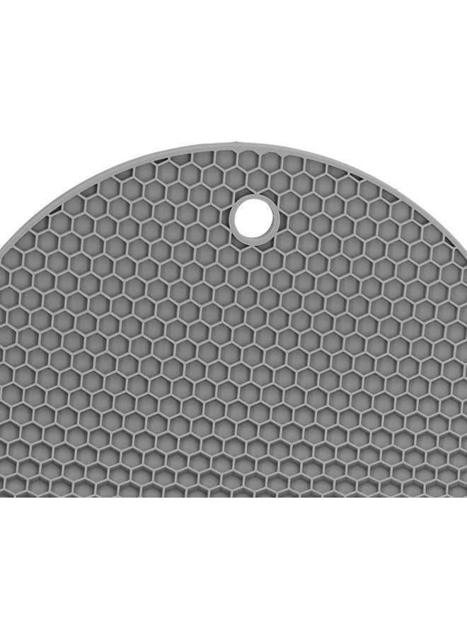 إي سي في في Silicone Trivet Mat | Kitchen Hot Pot Holder | Easy to Wash & Dry Multi-Purposed Drying Hot Pads for Kitchen Heat Resistant, Non-Slip Durable Honeycomb Design Potholders for Hot Dishes Assorted  - Image 3